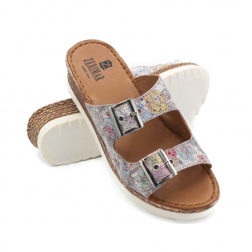 Sandales à boucle en cuir modèle NONE