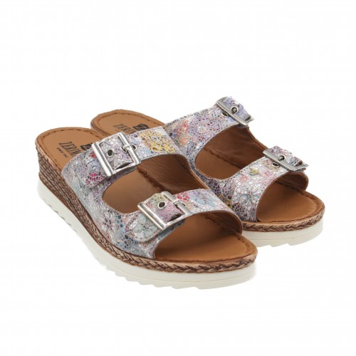 Sandales à boucle en cuir modèle NONE