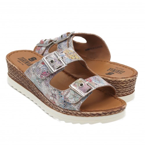 Sandales à boucle en cuir modèle NONE