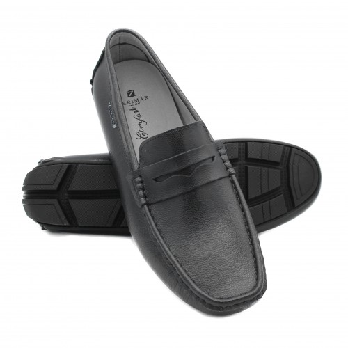 Mocassins en daim naturel avec masque modèle BINNY