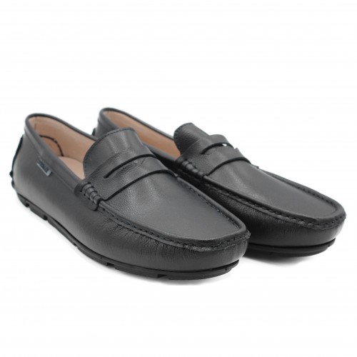 Mocassins en daim naturel avec masque modèle BINNY