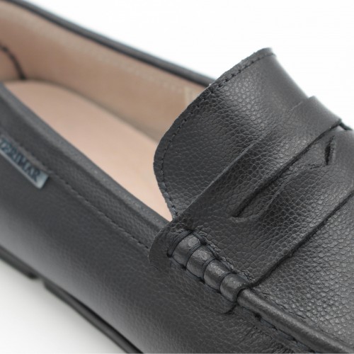 Mocassins en daim naturel avec masque modèle BINNY