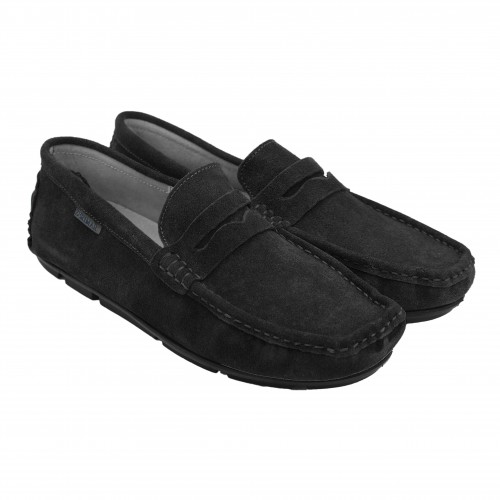 Mocassins en daim naturel avec masque modèle BONNY