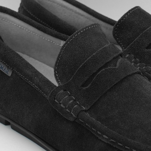 Mocassins en daim naturel avec masque modèle BONNY