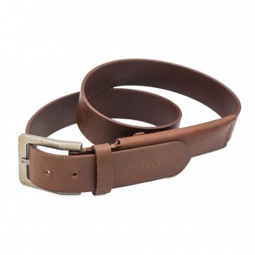 Ceinture en cuir avec poche...