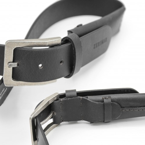 Ceinture en cuir avec poche intérieure modèle PAMAJA