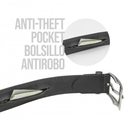 Ceinture en cuir modèle NOLAN 39 mm