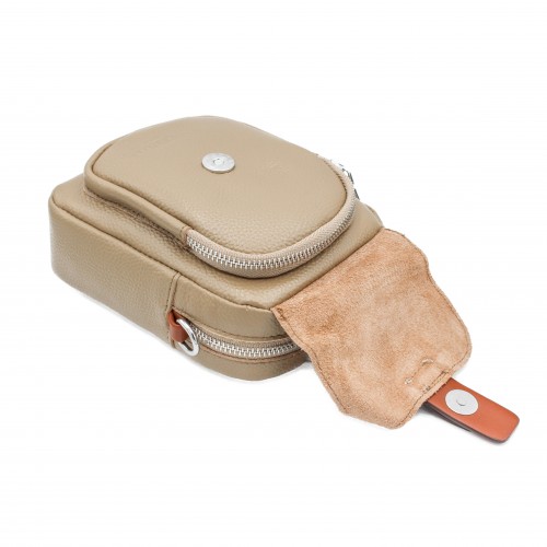 Petit sac bandoulière en cuir 18x12,5x8 cm