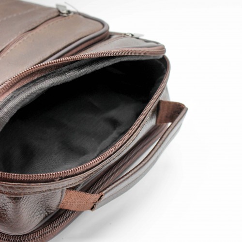 Sac bandoulière en cuir modèle CALATE 25x19x8 cm