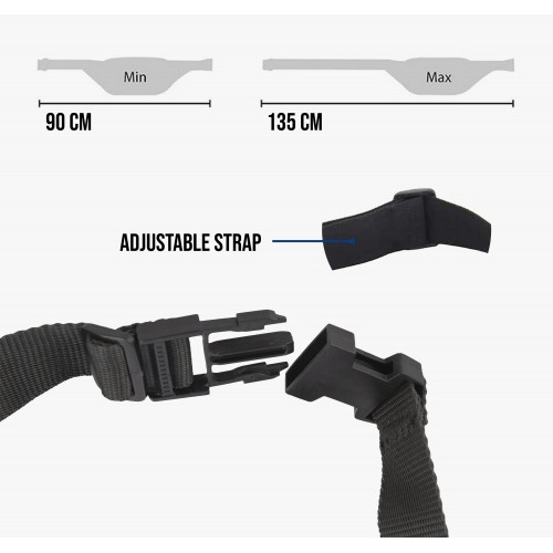Banane en cuir avec plusieurs compartiments 30x11x7 cm
