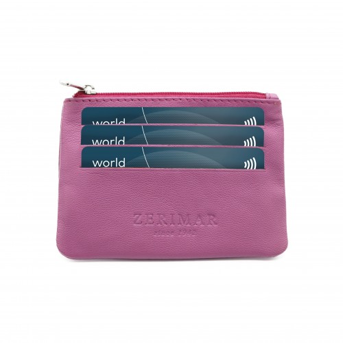 Borsa in pelle con cerniera...