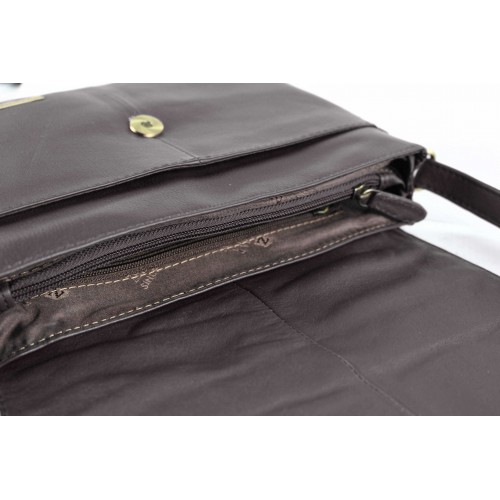 Sac à rabat en cuir 21x25x7 cm CLOSET Zerimar - 11