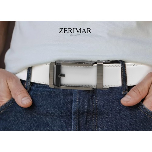 Ceinture en cuir avec boucle automatique 3 cm modele GOZAG