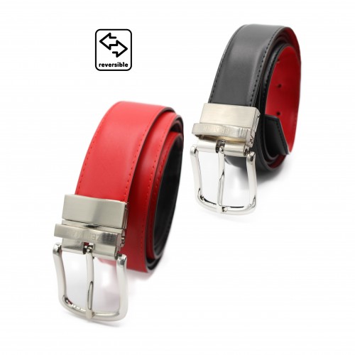 Ceinture cuir réversible modèle DOUBLO 32 mm