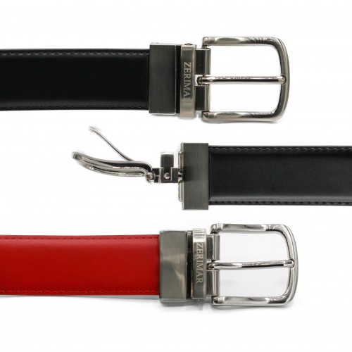 Ceinture cuir réversible modèle DOUBLO 32 mm