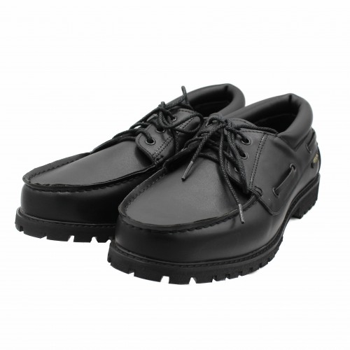 Chaussures bateau en cuir à lacets modèle KANCHEN