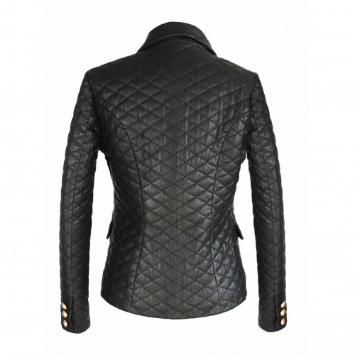 Blazer matelassé à boutons modèle DOFANA
