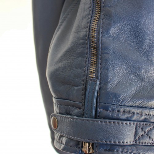 DEIKAO Veste à capuche en fourrure amovible
