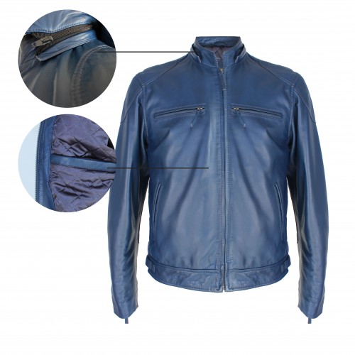 DEIKAO Veste à capuche en fourrure amovible