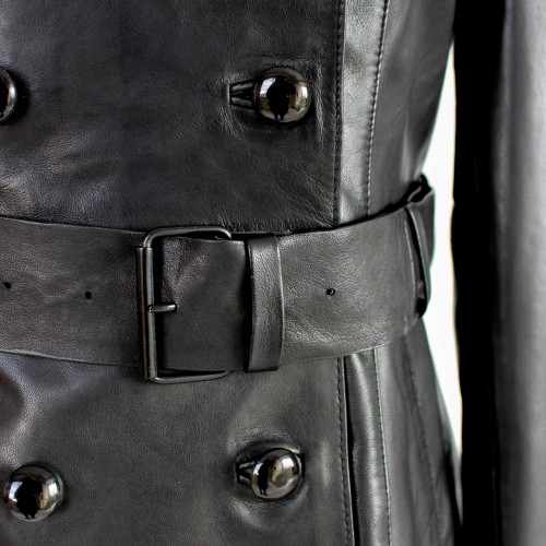 Trench court à boutons modèle JOSH