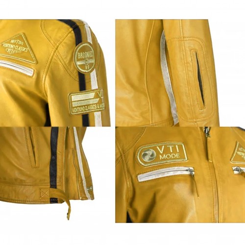copy of Blouson en cuir lourd modèle RENCO