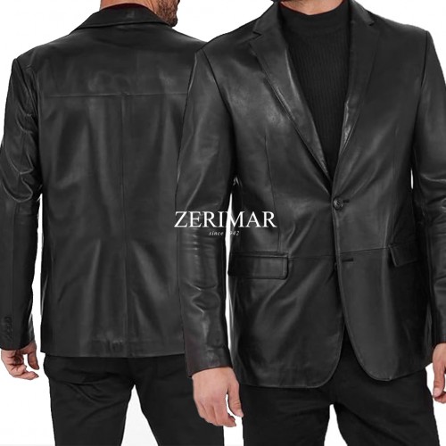 Blazer avec boutons en cuir modèle MIREFE