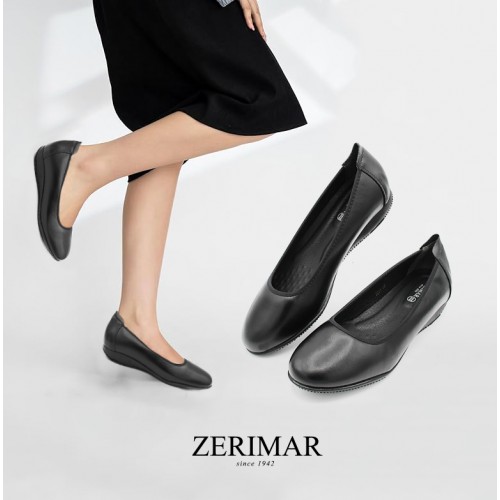 Chaussure en cuir professionnelle pour bureau et événements - talon 2,5 cm