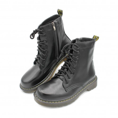 Bottines style militaire avec fermeture éclair modèle DOCTER