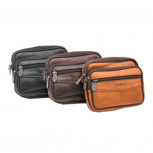 Sac bandoulière en cuir modèle ROINE 14x17x4 cm