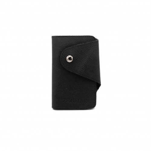 Porte-clés en cuir avec porte-cartes 10x6,5 cm