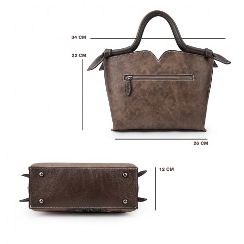 Sac en cuir à double...