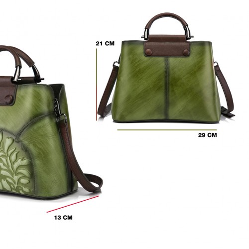 Sac en cuir à double...