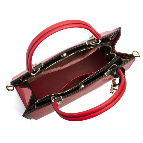 Sac en cuir à double anse 27x20x10 cm CRUDELIA