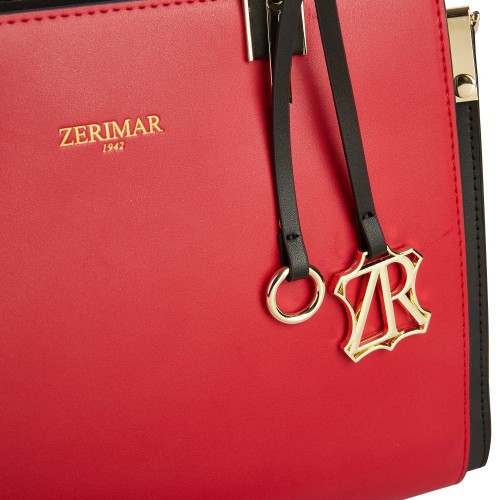 Sac en cuir à double anse 27x20x10 cm CRUDELIA