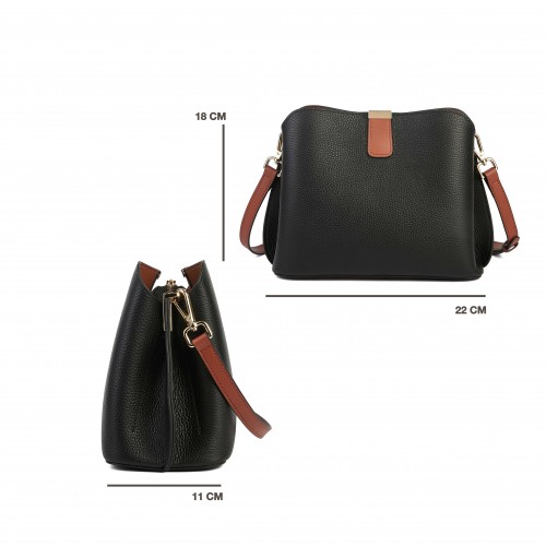 Sac en cuir avec fermeture...