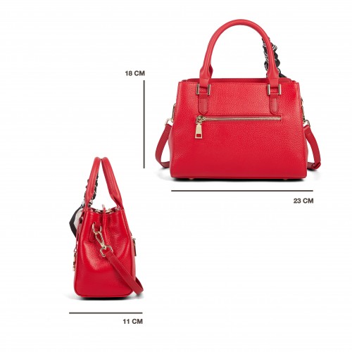 Sac en cuir à double anse 23x18x11 cm MAZE