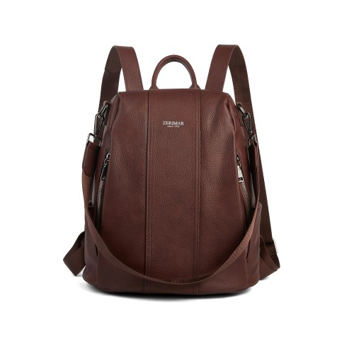 Sac à dos en cuir avec...