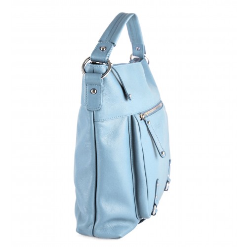 Sac en cuir à anses courtes 35x31x10 cm SEAO