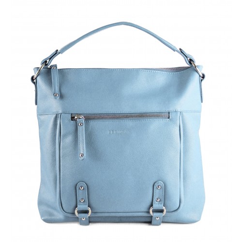 Sac en cuir à anses courtes 35x31x10 cm SEAO