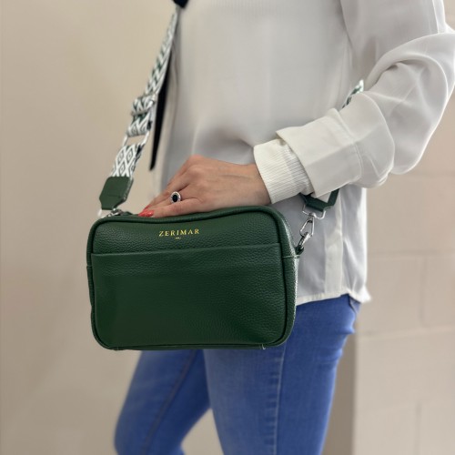 Sac bandoulière en cuir 21x15x8 cm RALE