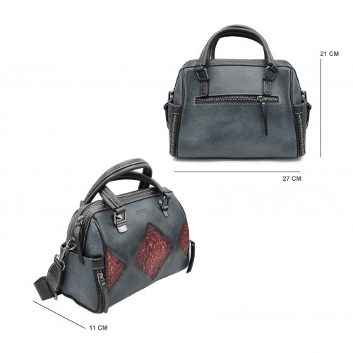Sac en cuir à double anse 27x21x11 cm MORAGA