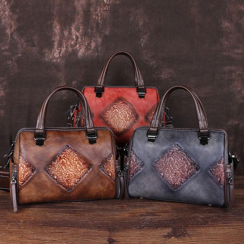Sac en cuir à double anse 27x21x11 cm MORAGA