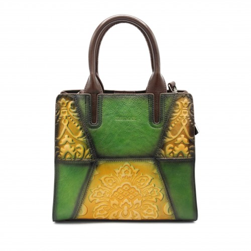 Sac en cuir à double anse 24x23x8 cm ETANBA