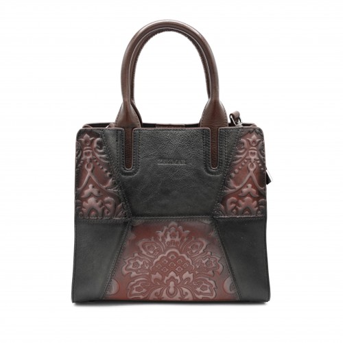Sac en cuir à double anse 24x23x8 cm ETANBA