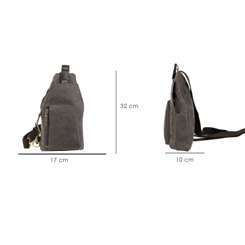 Sac bandoulière en cuir...
