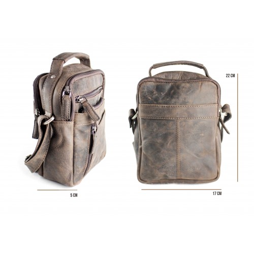 Sac bandoulière en cuir...