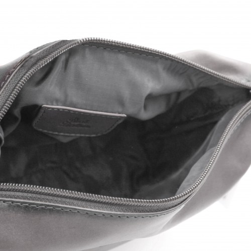 Trousse de toilette en cuir avec fermeture éclair 15x22x8 cm OCEAN&APACHE