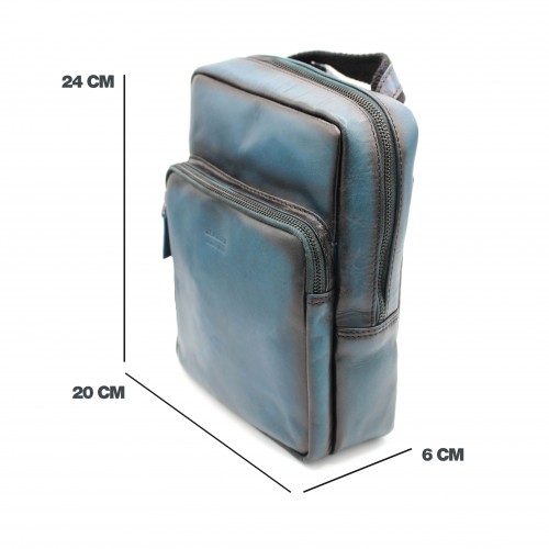 Sac bandoulière en cuir...
