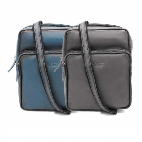 Sac bandoulière en cuir 24x20x6 cm OCEAN&APACHE