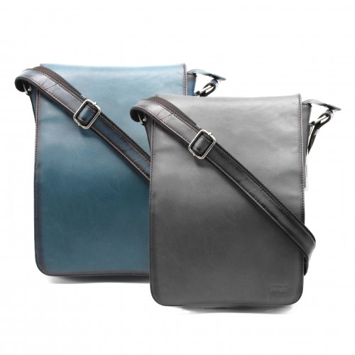 Sac bandoulière en cuir 35x25x7 cm OCEAN&APACHE